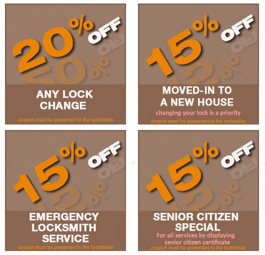 Airport North FL Locksmith Store, Airport North, FL 407-603-9763 - coupon19-set-four